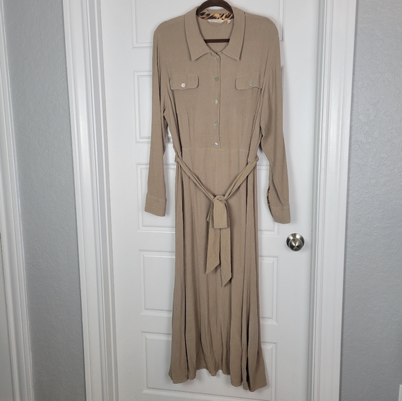 Soft Surroundings Women's Savanna tan maxi dress size 2X - Picture 2 of 8